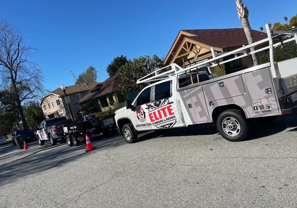 plumbing service vehicles