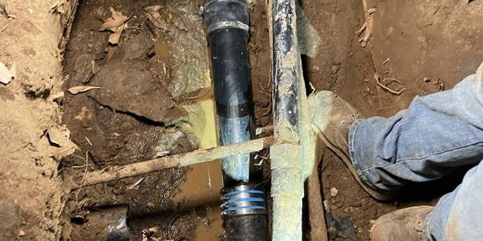 burst pipe repair