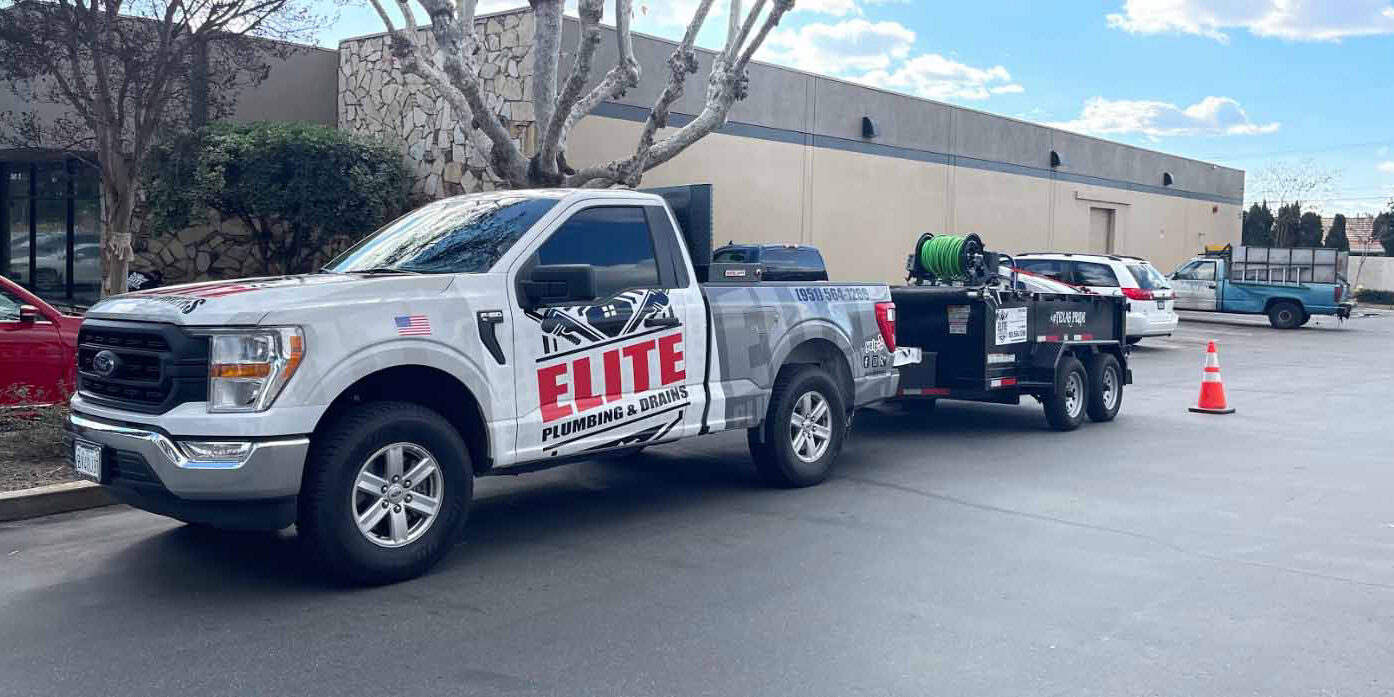 Elite Plumbing & Drains Truck