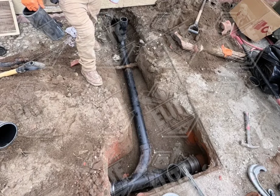 pipe rerouting