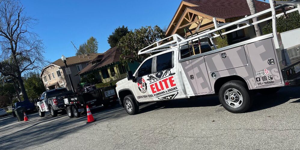 plumbing service vehicles